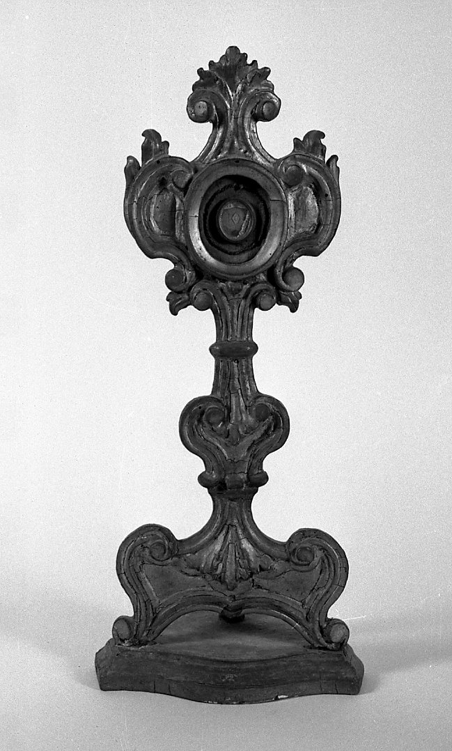 reliquiario - a ostensorio - manifattura romagnola (inizio sec. XIX)