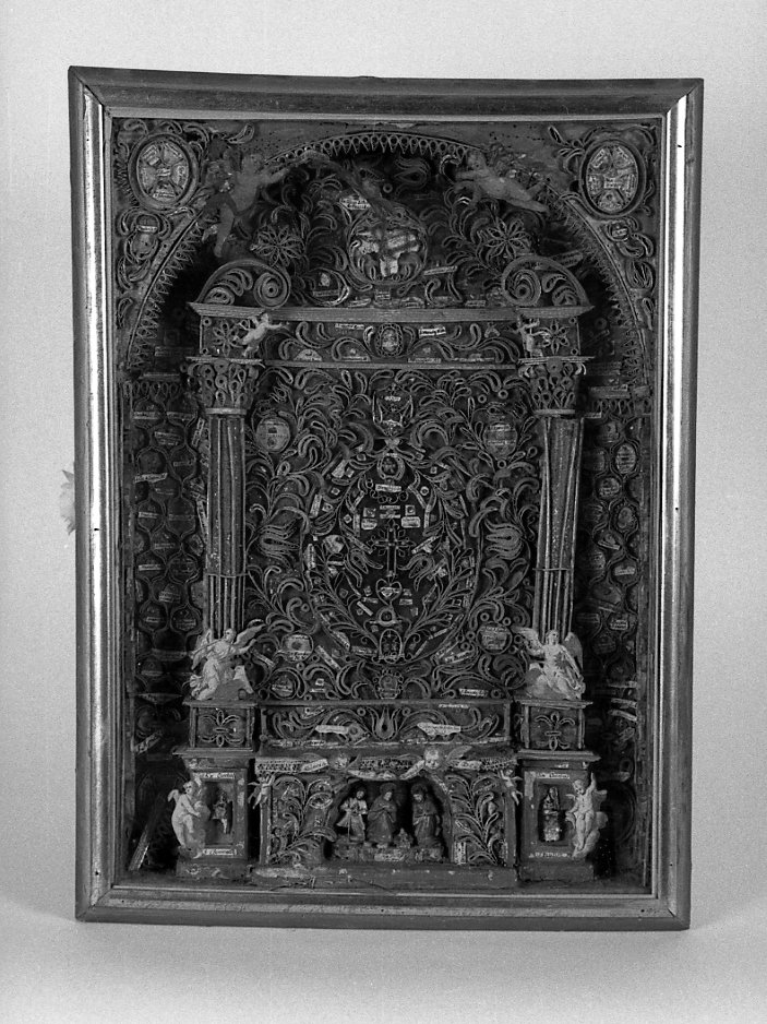 vetrina per reliquie - manifattura romagnola (seconda metà sec. XIX)