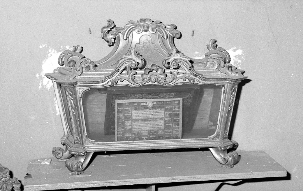 reliquiario - manifattura romagnola (sec. XVIII)