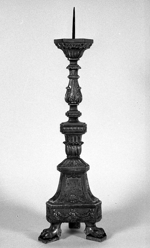 candeliere - manifattura romagnola (primo quarto sec. XIX)