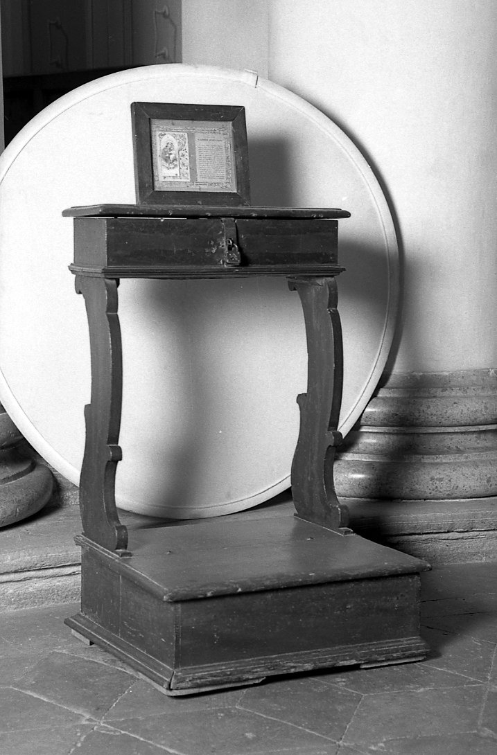 inginocchiatoio - manifattura romagnola (metà sec. XIX)