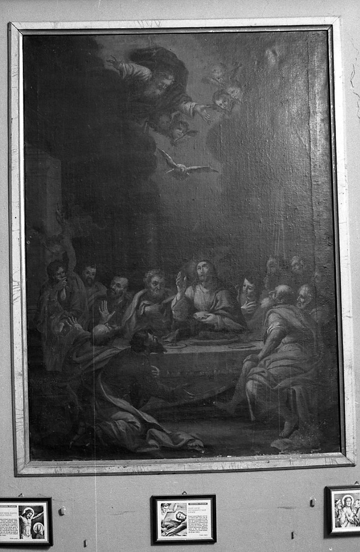 ultima cena (dipinto) - ambito romagnolo (prima metà sec. XVIII)