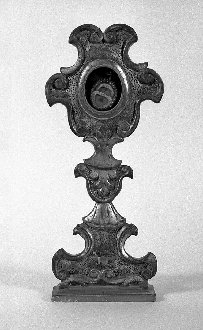 reliquiario - a ostensorio - manifattura romagnola (prima metà sec. XIX)