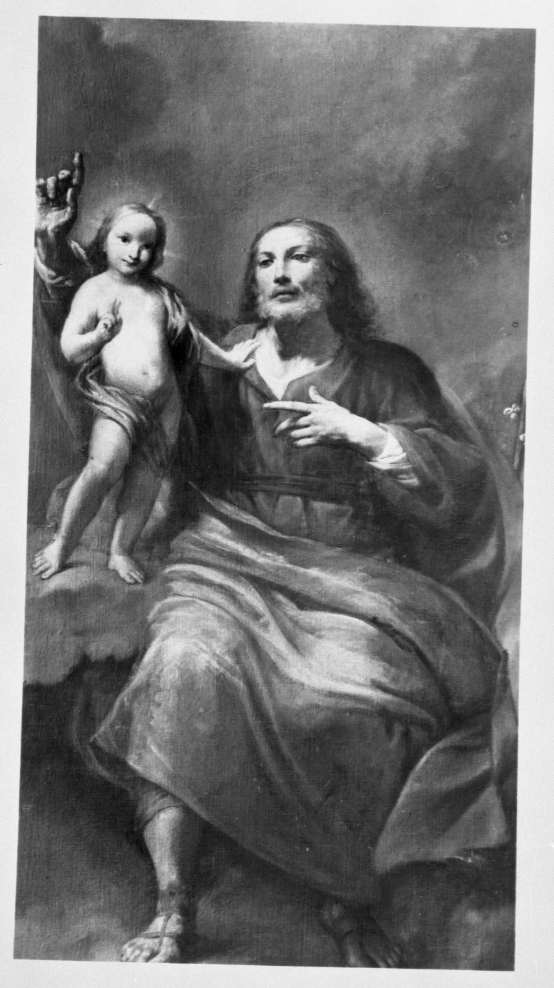 San Giuseppe e Gesù Bambino (dipinto) di Crespi Giuseppe Maria detto Spagnolo (prima metà sec. XVIII)