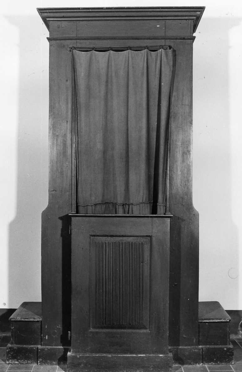 confessionale - produzione romagnola (inizio sec. XX)