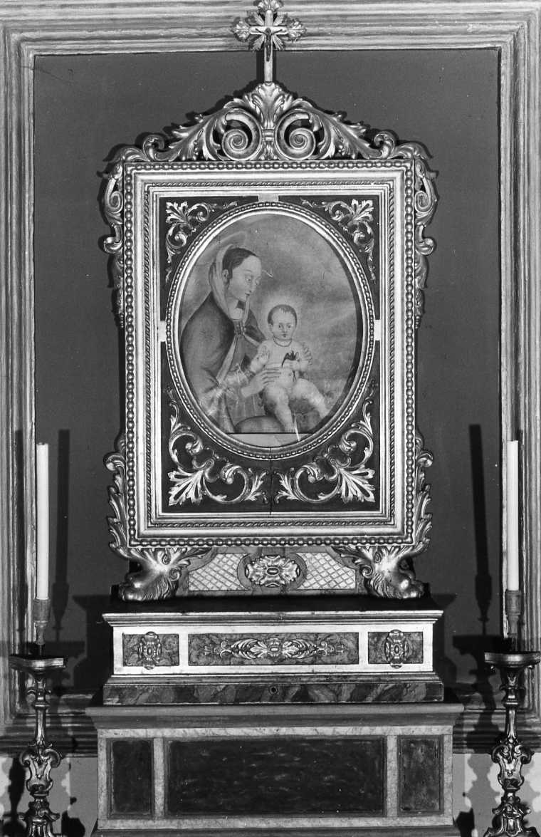 Madonna con Bambino (macchina processionale) - produzione romagnola (seconda metà sec. XIX)