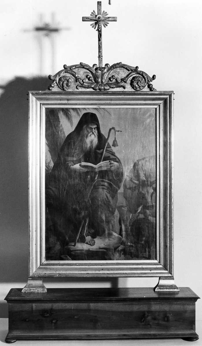 Sant'Antonio Abate (quadro d'altare) - ambito romagnolo (seconda metà sec. XIX)