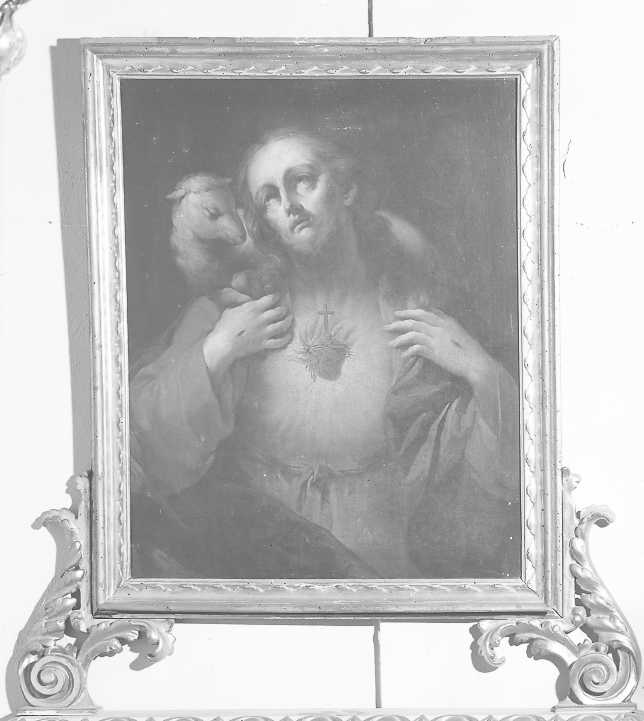 Il buon Pastore o Sacro Cuore di Gesu', Sacro Cuore di Gesù (dipinto) di Zampa Giacomo (ultimo quarto sec. XVIII)