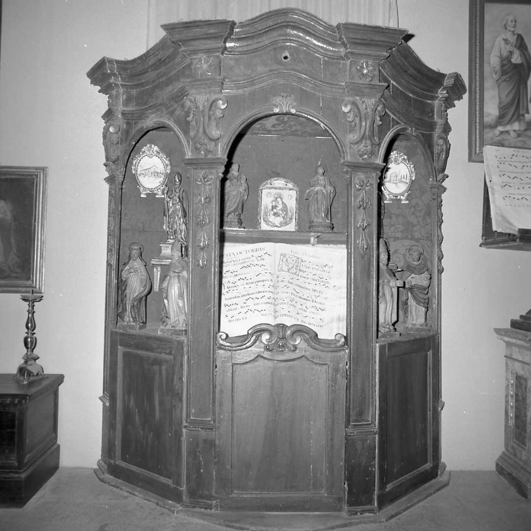 confessionale, serie - ambito romagnolo (seconda metà sec. XVIII)