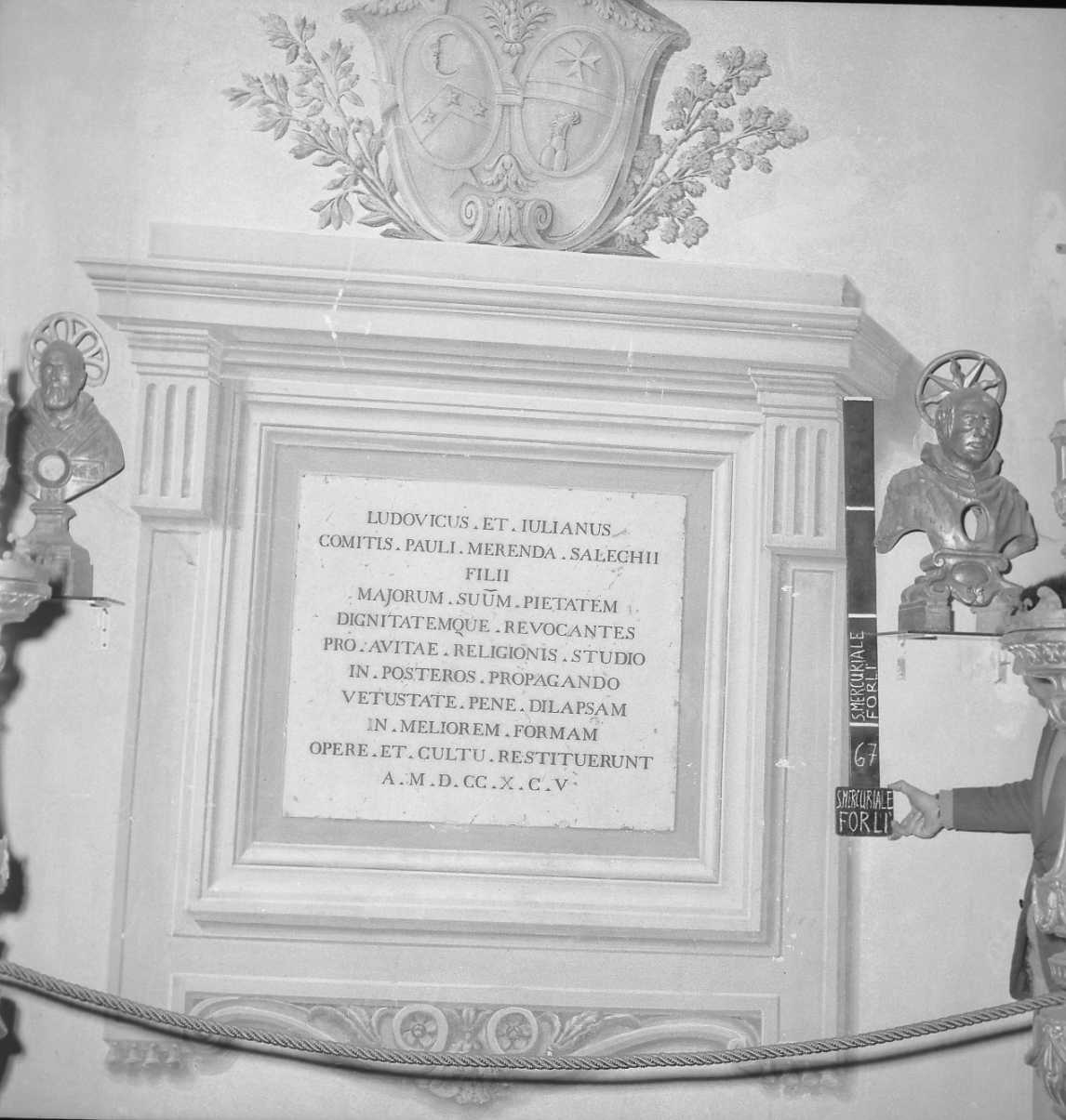 lapide commemorativa - ambito romagnolo (fine sec. XVIII)