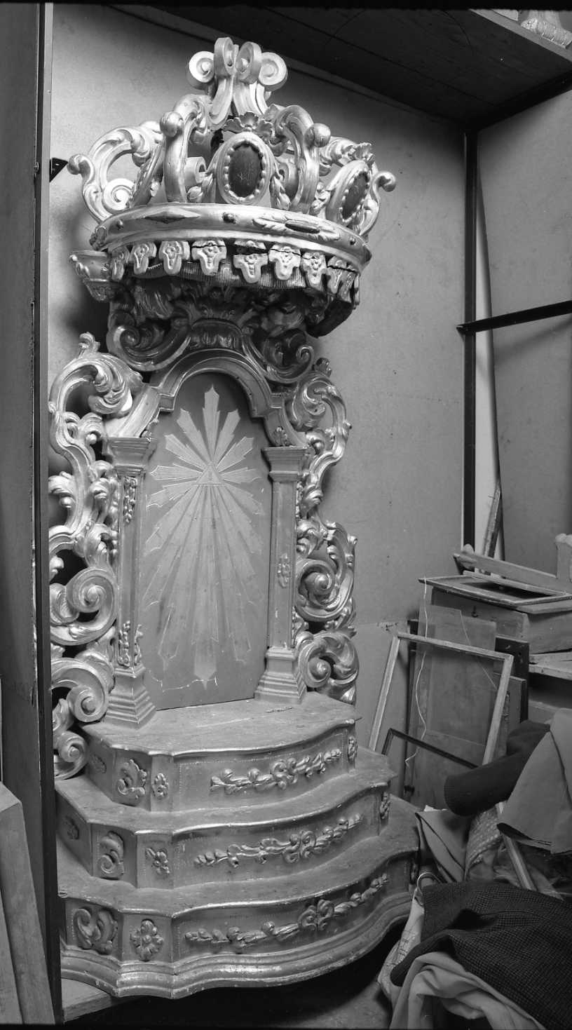 tronetto per esposizione eucaristica - ambito romagnolo (secondo quarto sec. XVIII)