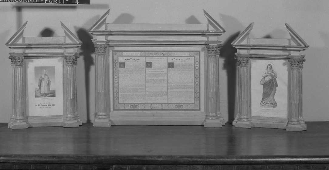 servizio di cartagloria, insieme - ambito romagnolo (seconda metà sec. XIX)