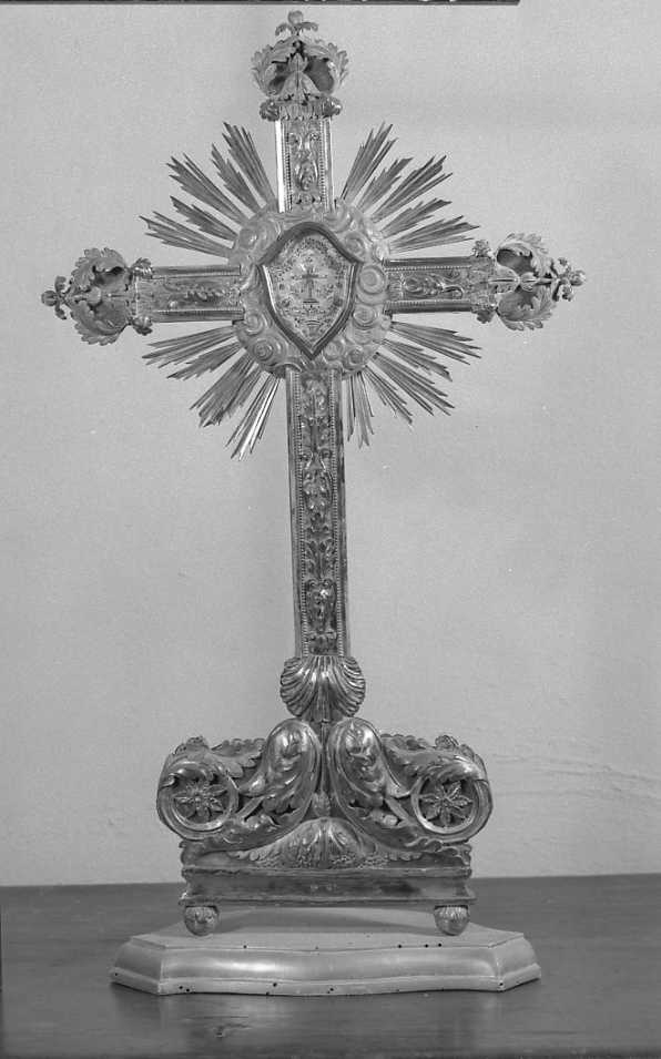 Reliquiario detto "della S. Croce" (reliquiario) - ambito romagnolo (seconda metà, prima metà sec. XVIII, sec. XIX)