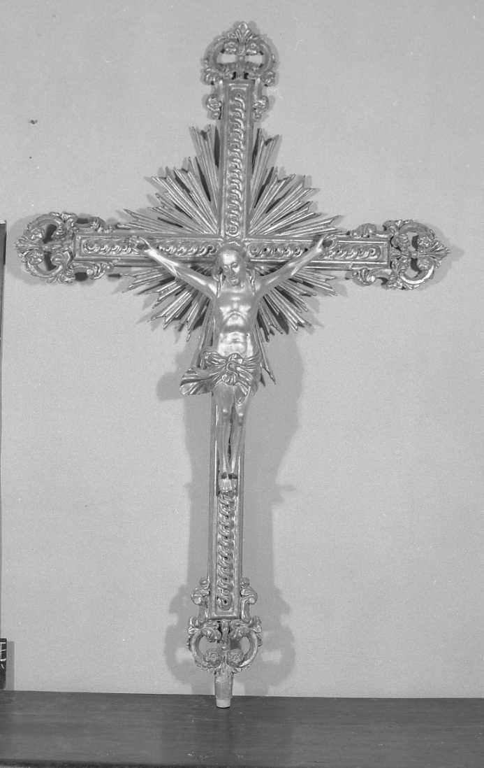 croce processionale - ambito romagnolo (seconda metà sec. XVIII)