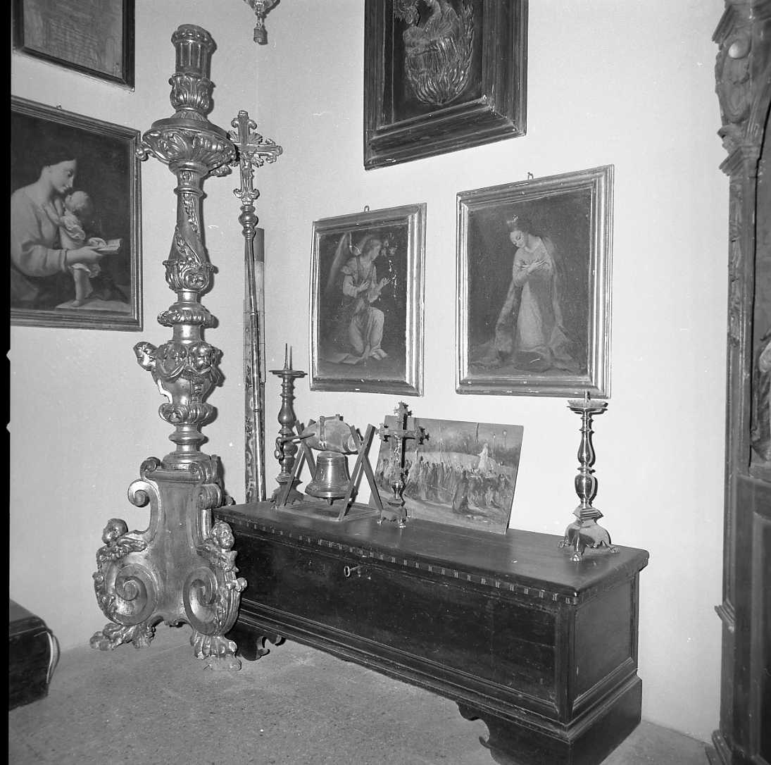 candeliere - ambito romagnolo (seconda metà sec. XVIII)