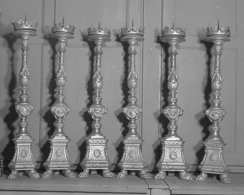 candeliere, serie - ambito romagnolo (seconda metà sec. XIX)