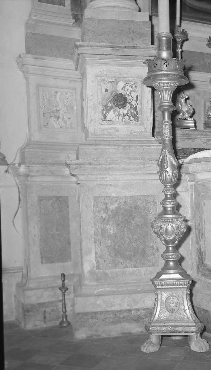 candeliere, coppia - ambito romagnolo (seconda metà sec. XVIII)