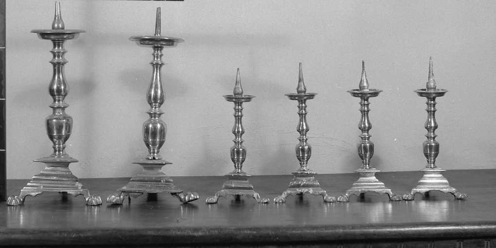 candeliere, serie - ambito romagnolo (seconda metà sec. XVII)