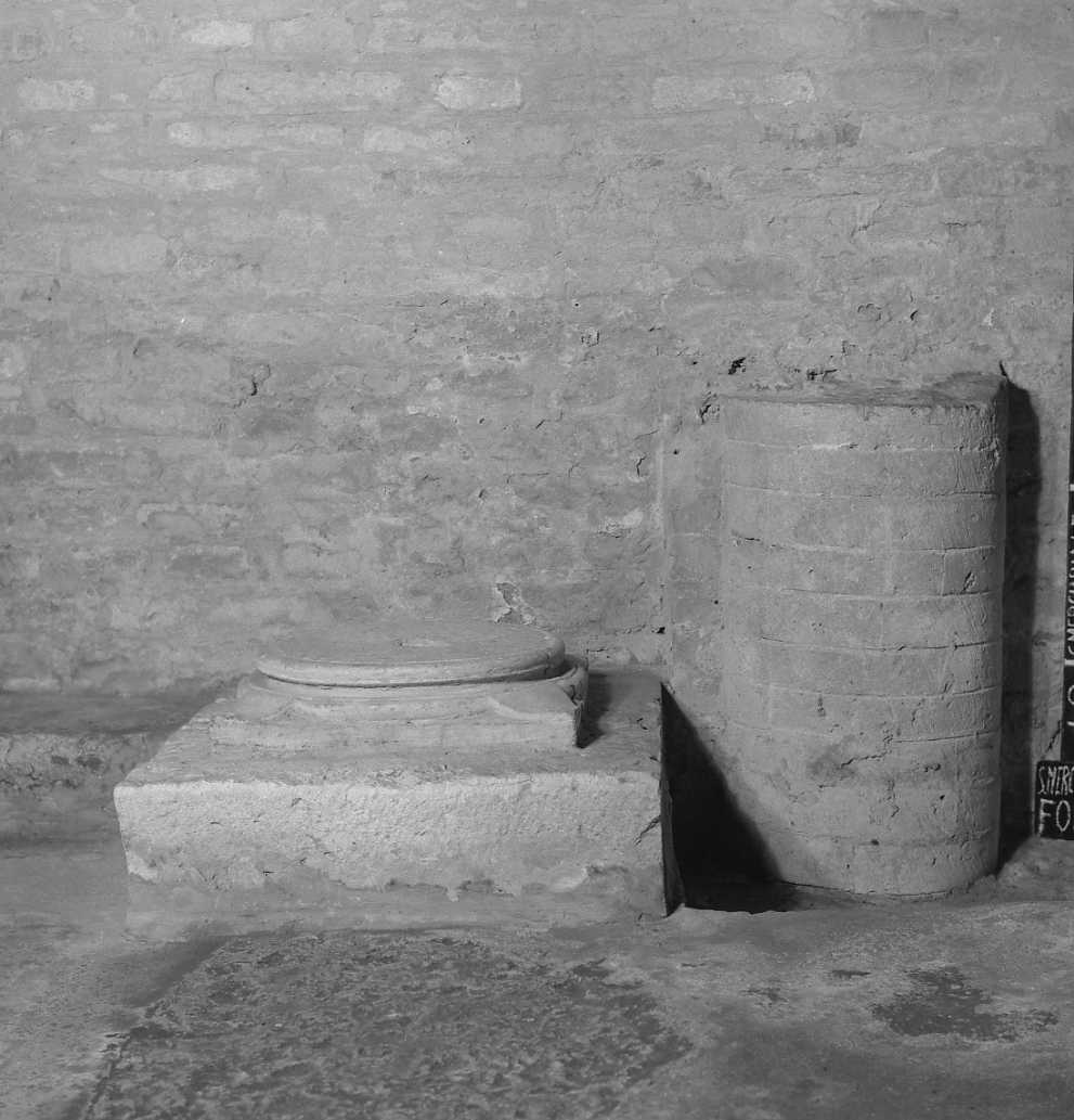base di colonna - ambito romagnolo (seconda metà sec. XII)