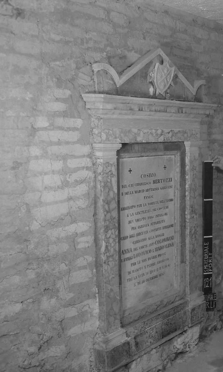 lapide - ambito romagnolo (metà sec. XIX)