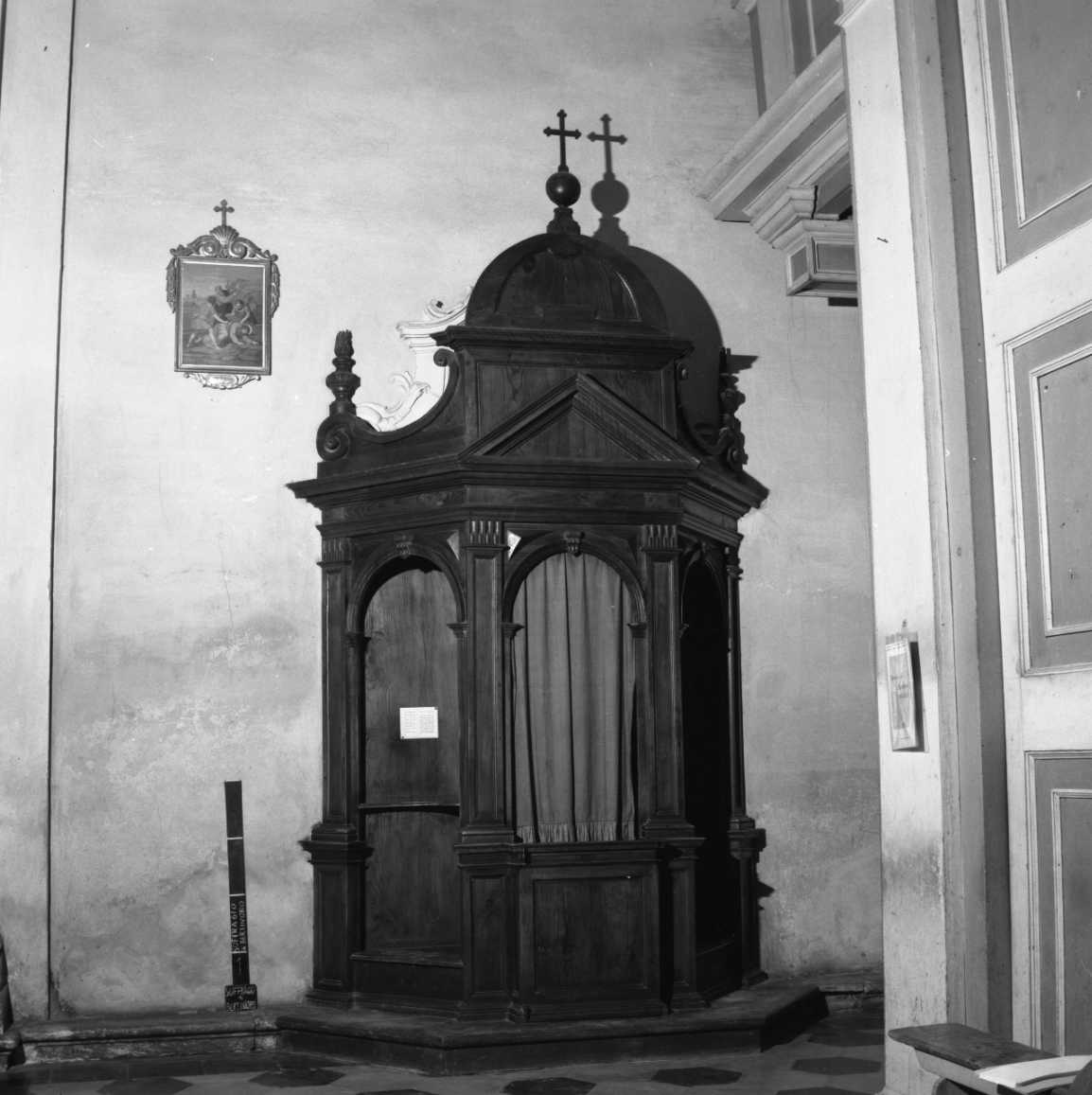 confessionale, coppia - bottega romagnola (sec. XVIII)