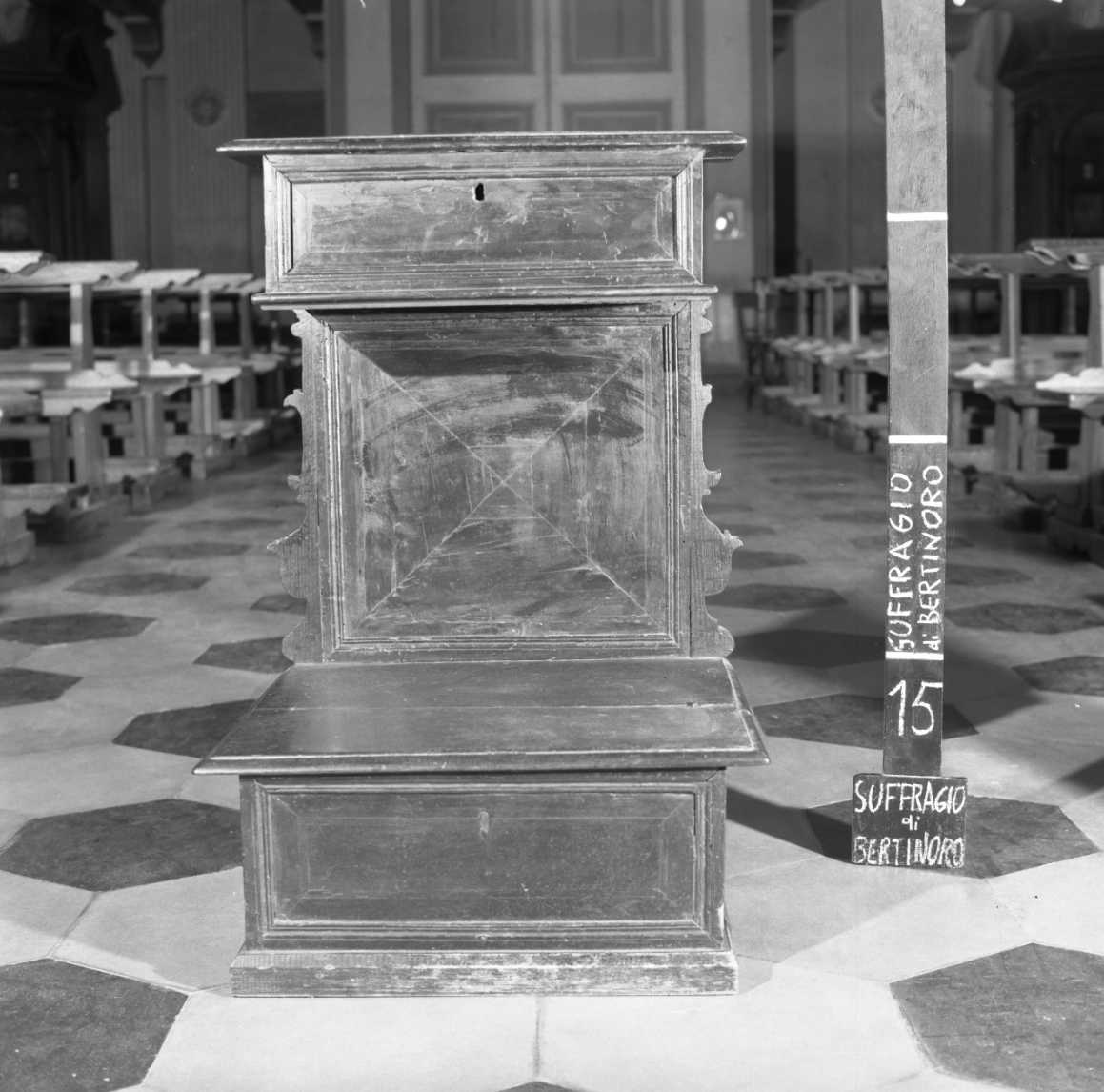 inginocchiatoio - bottega romagnola (sec. XVIII)