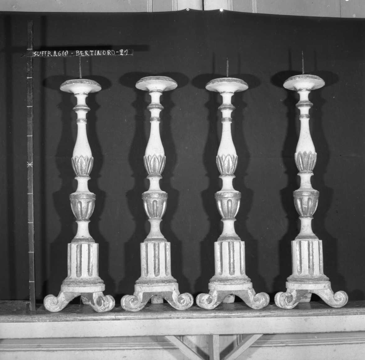 candeliere, serie - bottega romagnola (sec. XIX)