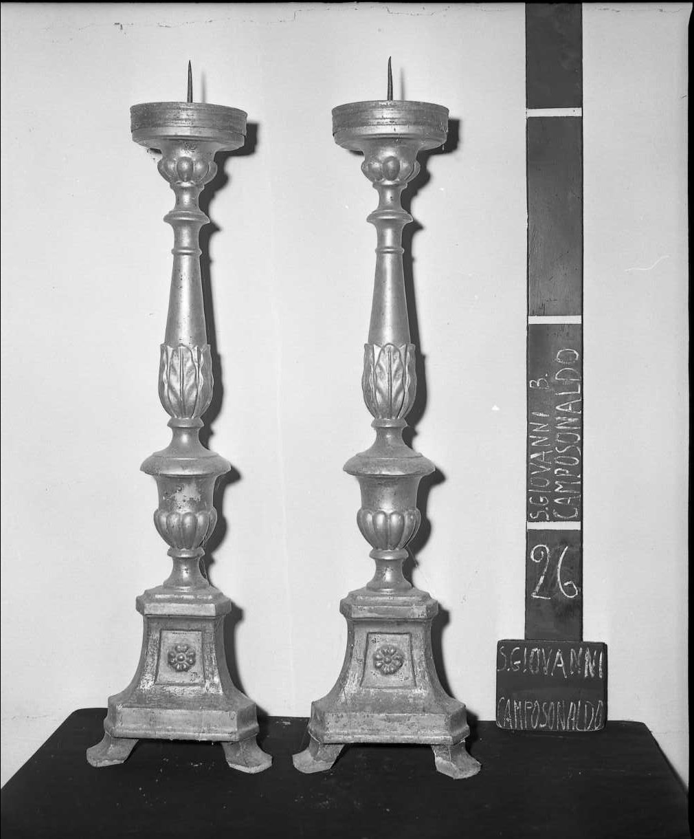 candeliere, serie - bottega toscana (sec. XIX)