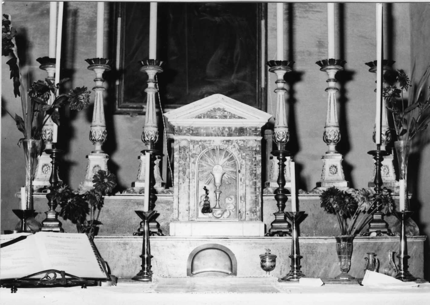 candeliere, serie - bottega romagnola (secc. XVIII/ XIX)