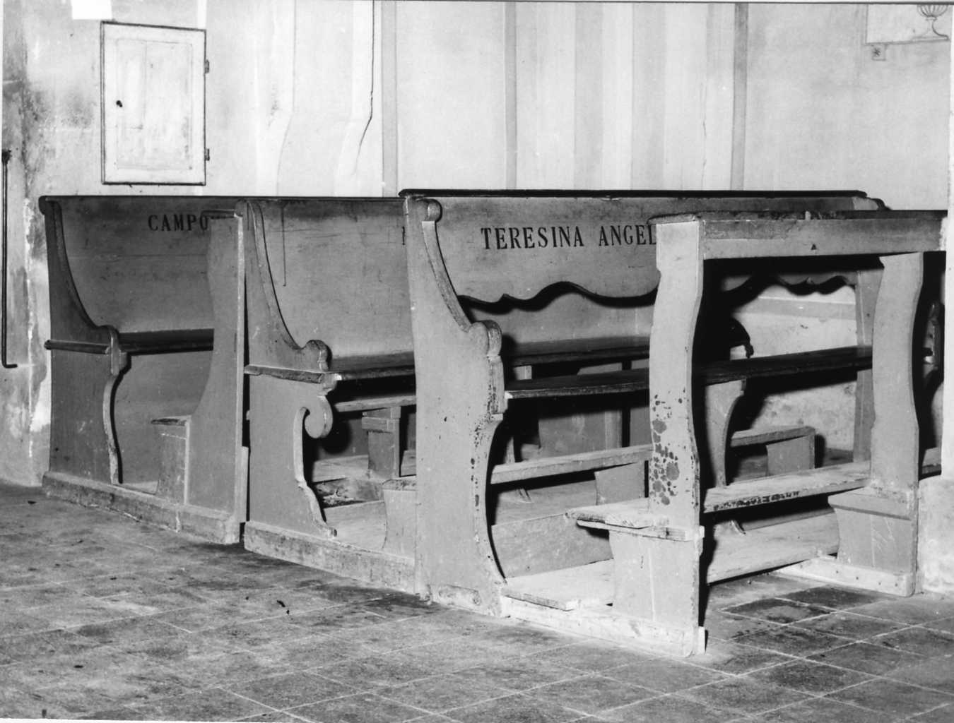 panca, serie - bottega romagnola (secc. XVIII/ XIX)