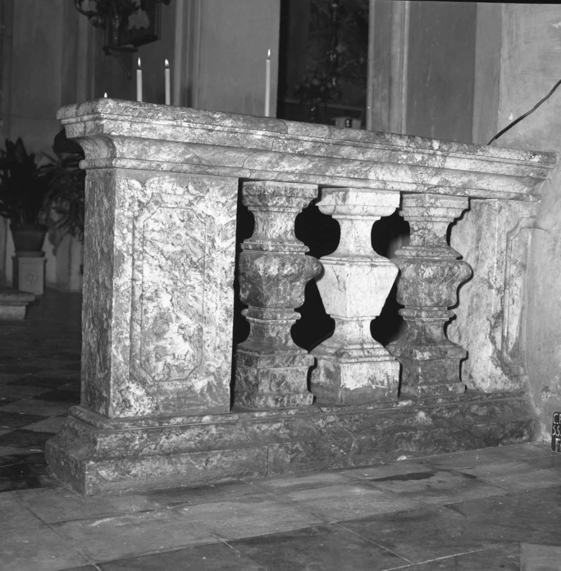 balaustrata, coppia - ambito romagnolo (seconda metà sec. XVIII)