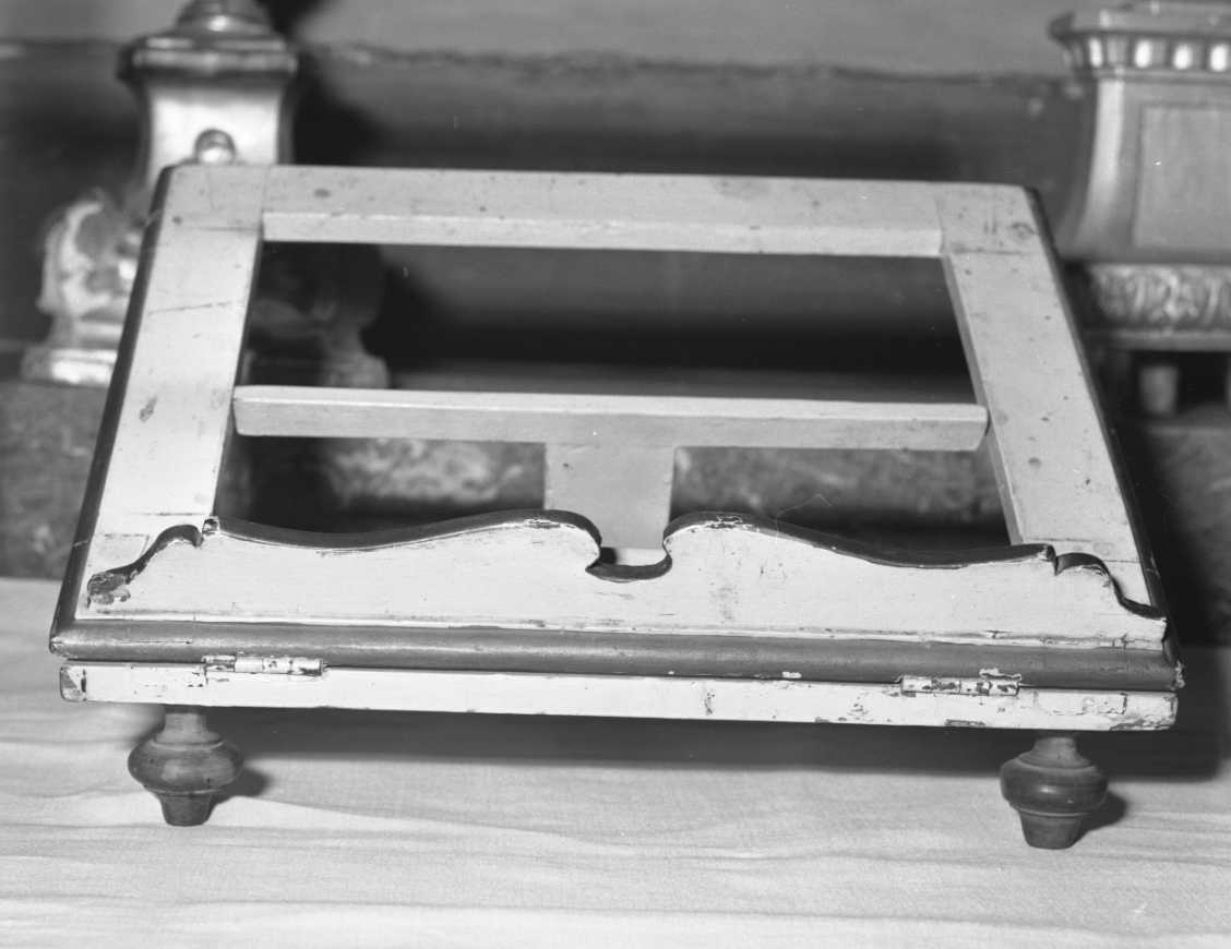 leggio - ambito romagnolo (seconda metà sec. XIX)