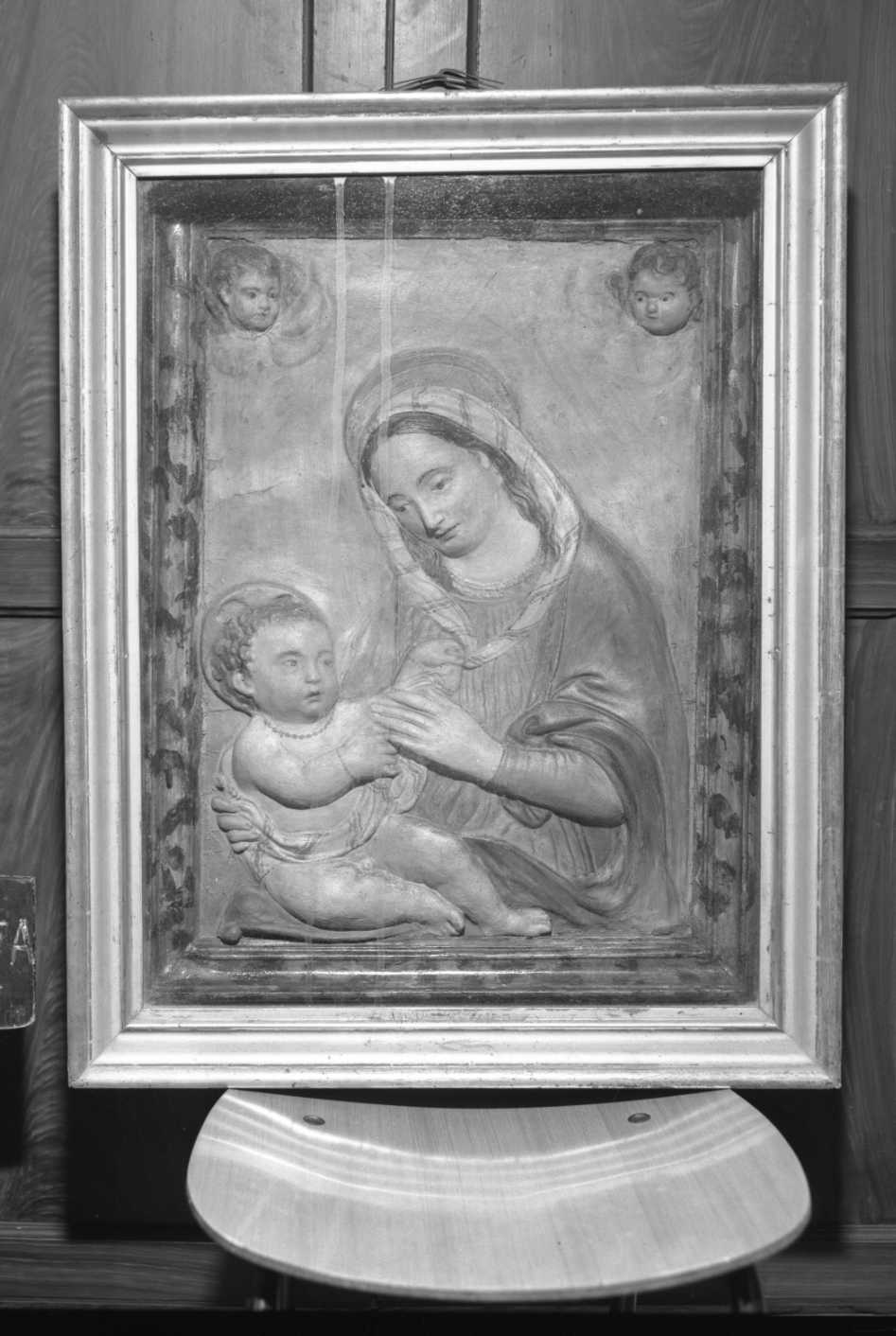 Madonna con Bambino, Madonna con Bambino (lastra) - ambito romagnolo (seconda metà sec. XIX)