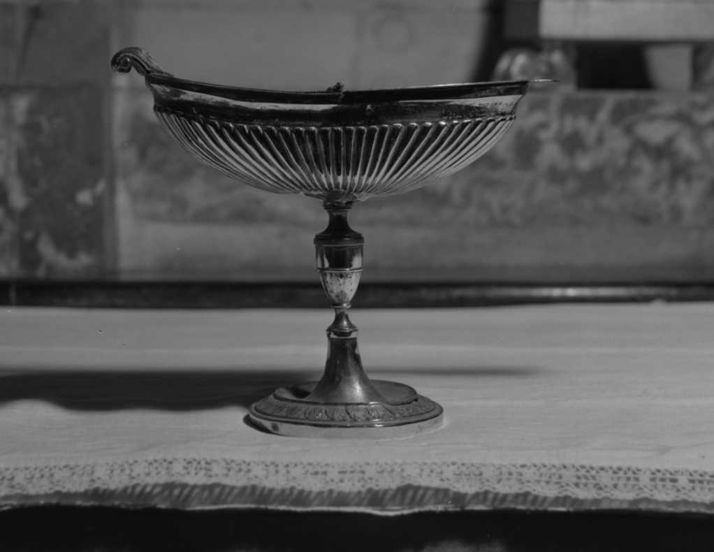 navicella portaincenso - ambito romagnolo (metà sec. XIX)