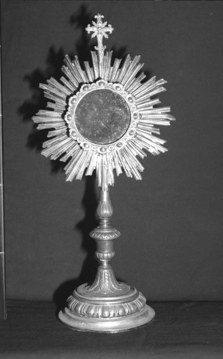 ostensorio - ambito romagnolo (metà sec. XIX)