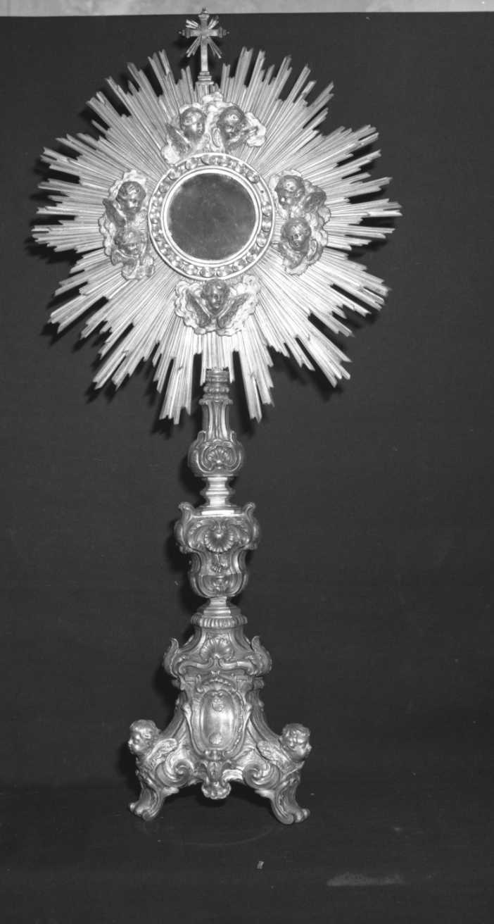 ostensorio - ambito romagnolo (seconda metà sec. XIX)