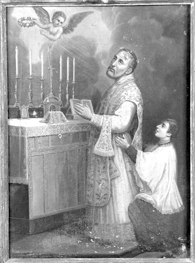 Sant'Andrea Avellino (dipinto, opera isolata) di Ghedini Giuseppe Antonio (sec. XVIII)