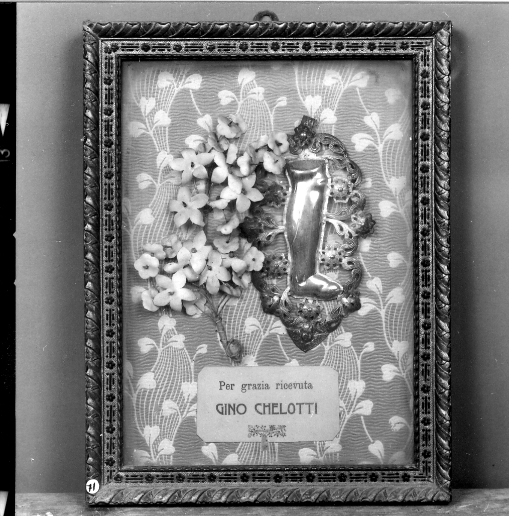 ex voto - bottega romagnola (fine/inizio secc. XIX/ XX)