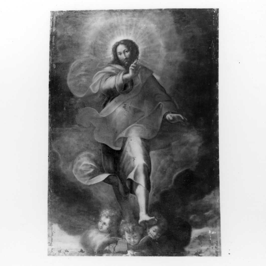 acsensione o Cristo benedicente (dipinto) - ambito marchigiano (prima metà sec. XVII)