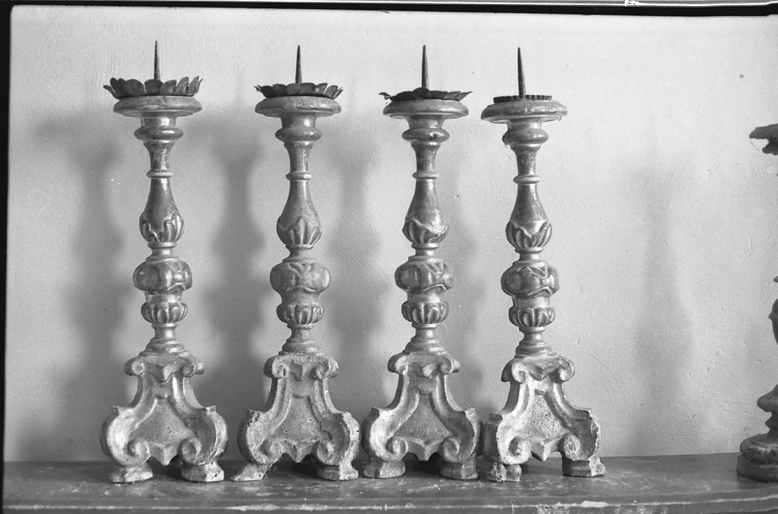 candeliere - bottega emiliana (prima metà sec. XVIII)