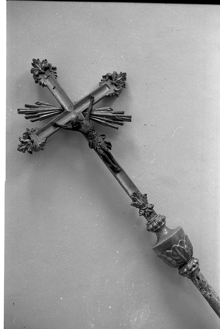 croce processionale - bottega emiliana (seconda metà sec. XVIII)