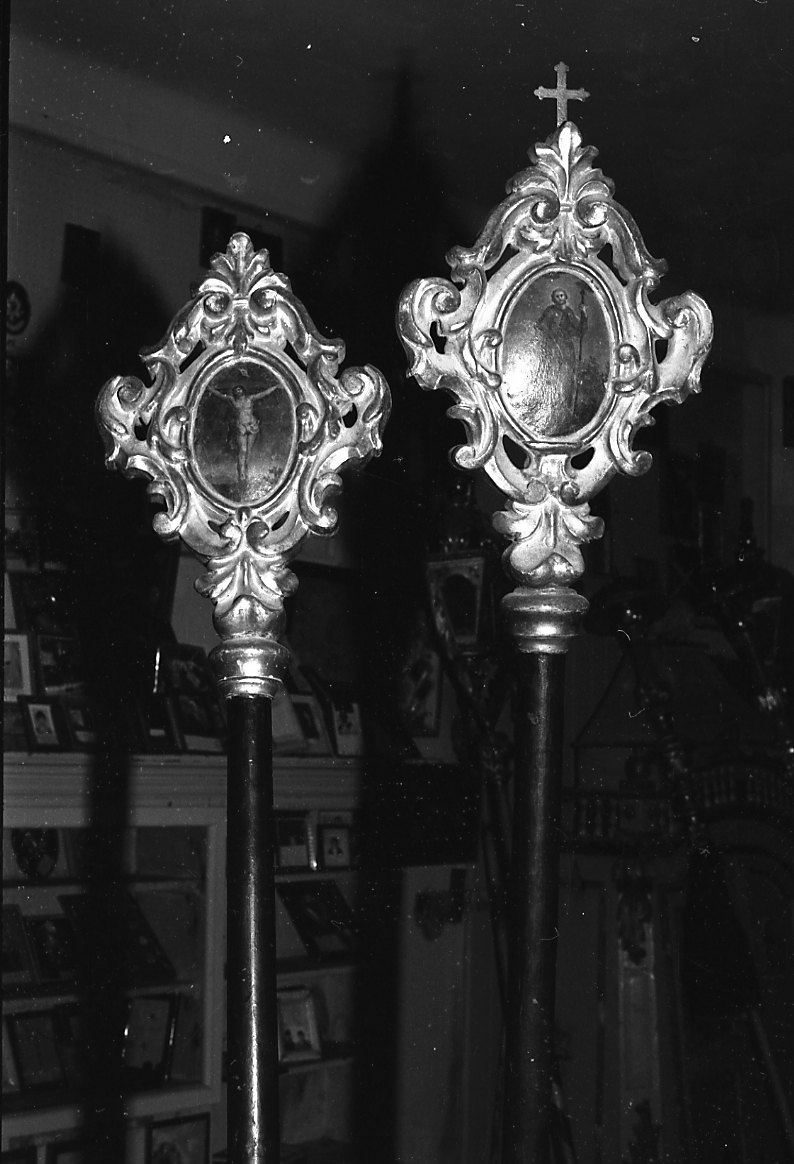 Compagnia del Beato Amato e Crocifisso (emblema di confraternita) - bottega romagnola (seconda metà sec. XVIII)