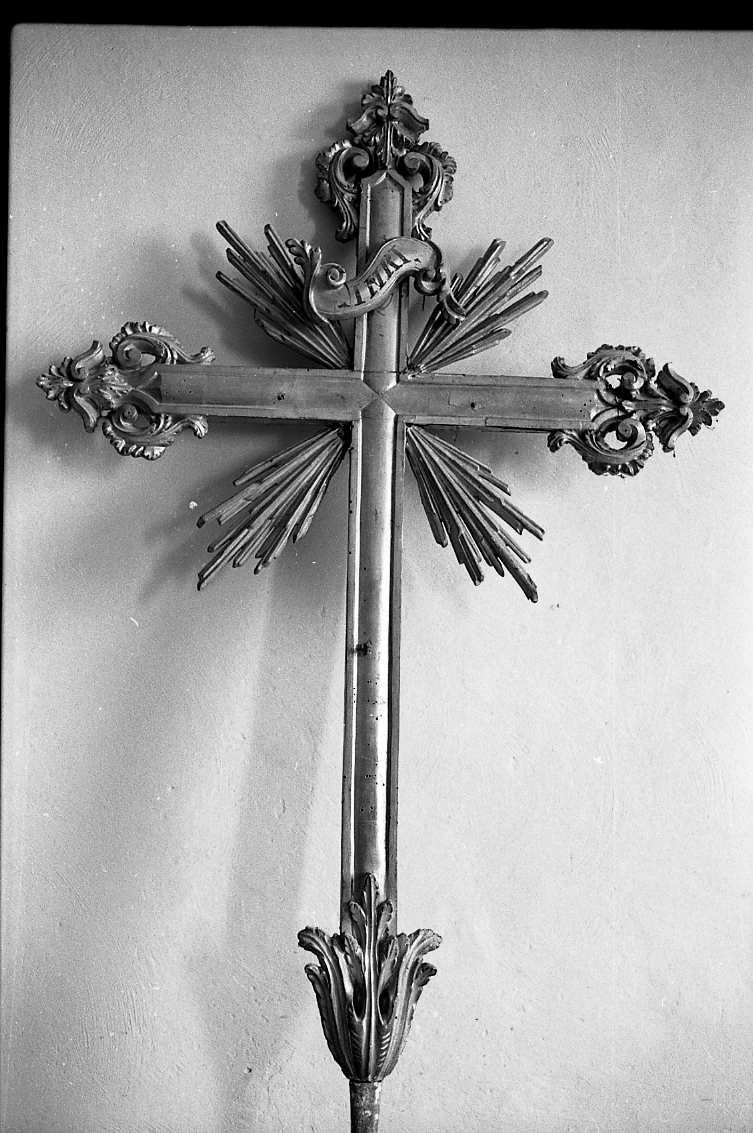 croce d'altare - bottega emiliana (metà sec. XVIII)