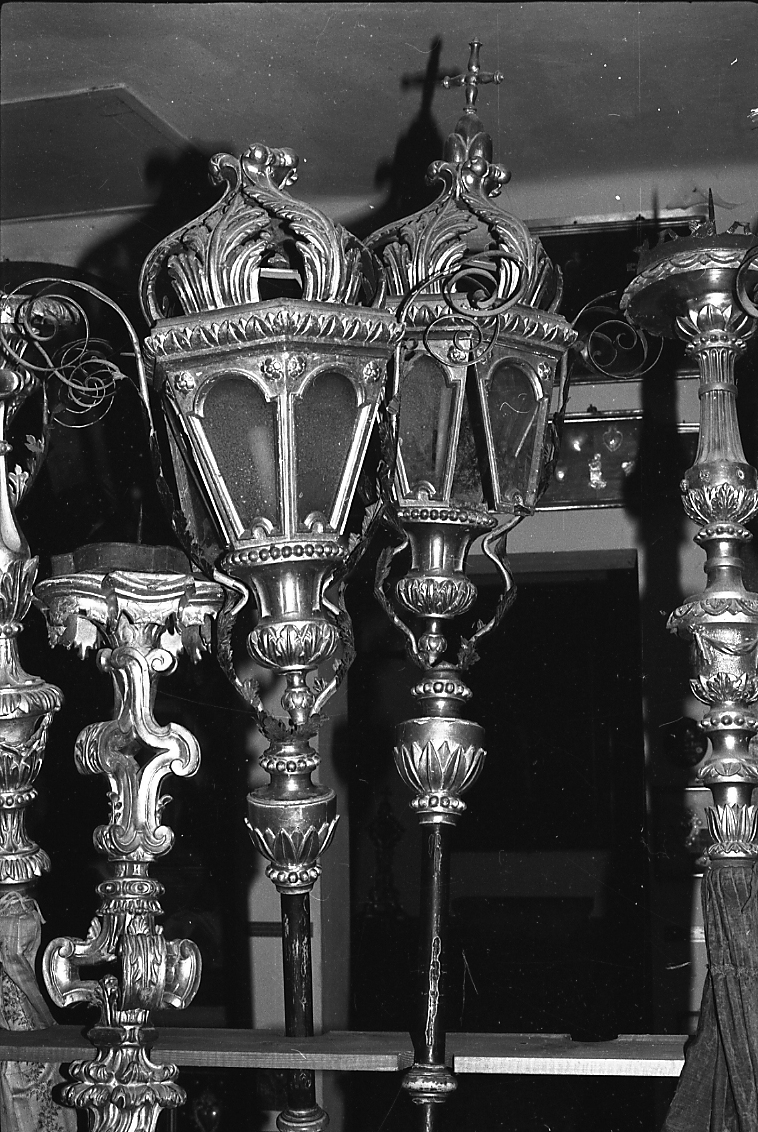 lanterna processionale - bottega romana (prima metà sec. XIX)