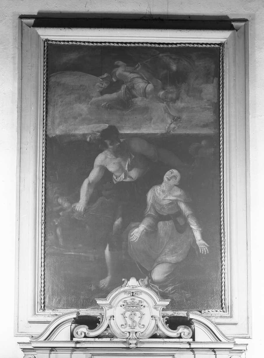 martirio di Santa Cordola (dipinto) di Bonelli Aurelio (prima metà sec. XVII)