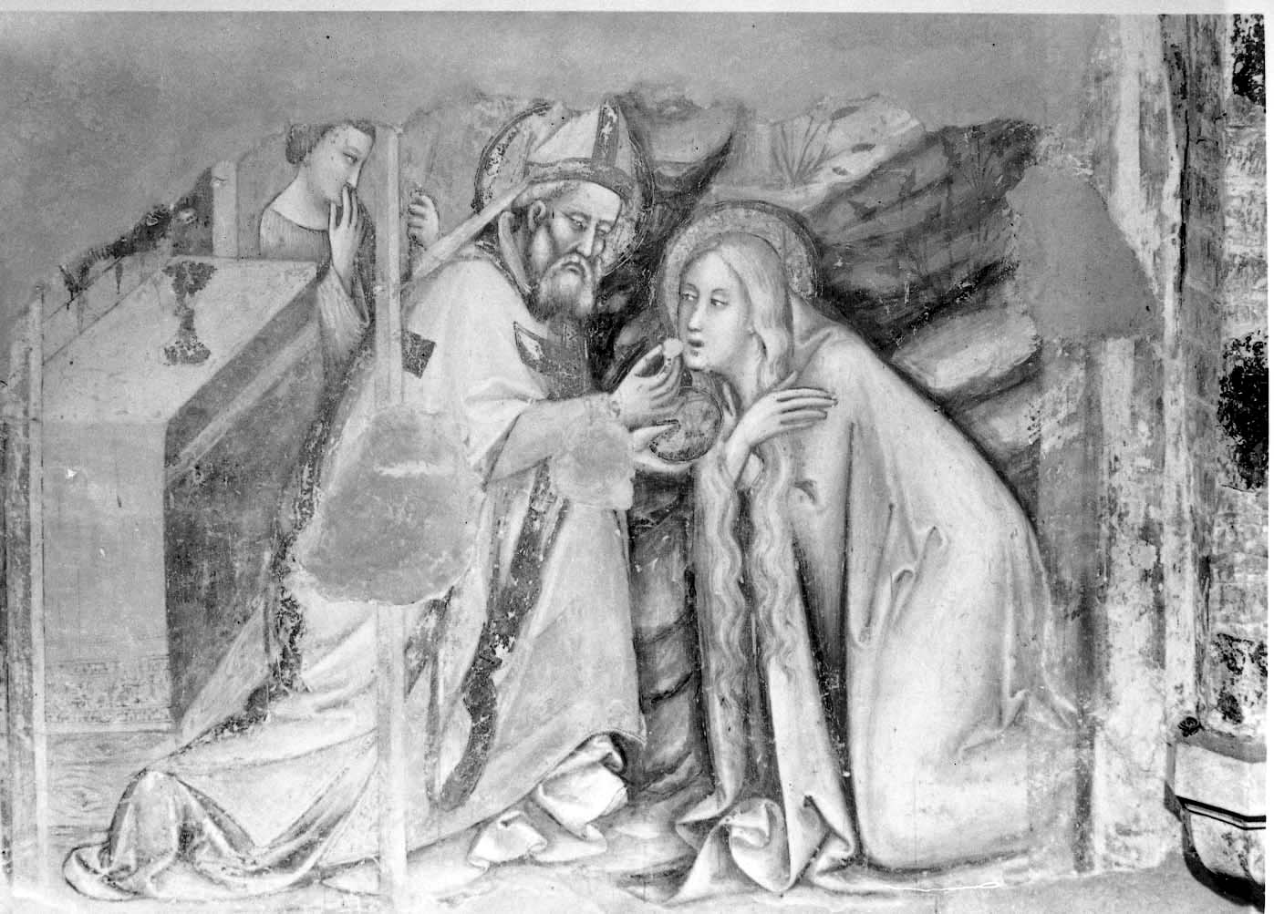 comunione di Santa Maria Maddalena (dipinto) di Vitale da Bologna (sec. XIV)
