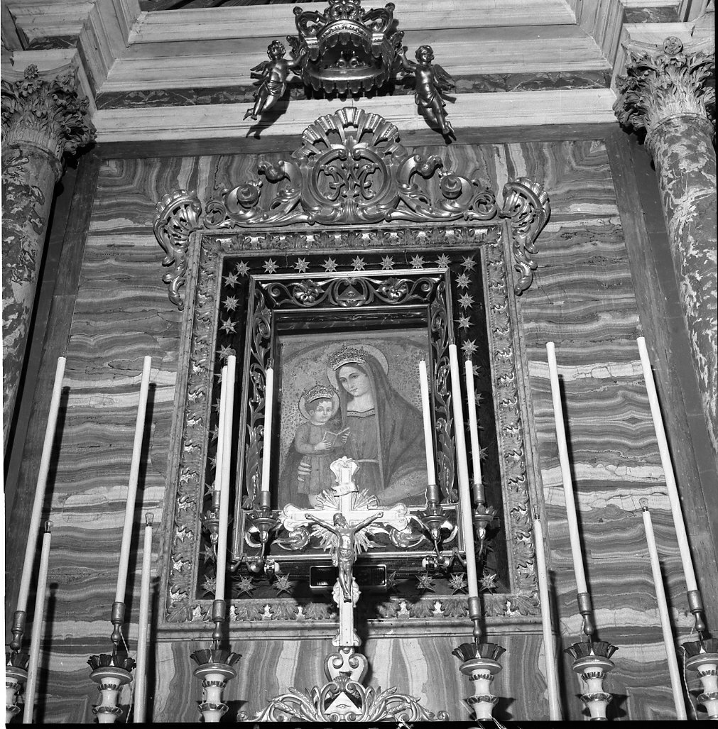 Madonna con Bambino (dipinto, opera isolata) - ambito romagnolo (sec. XV)