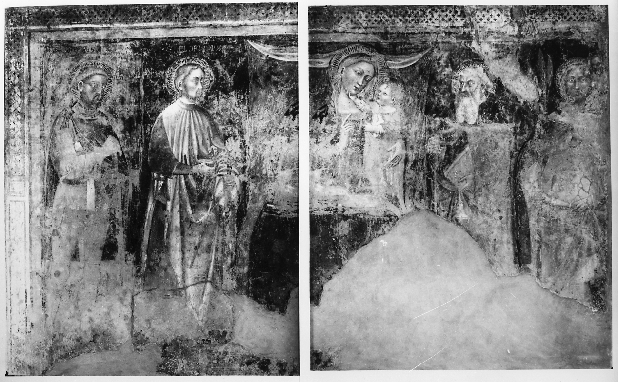 Madonna in trono con Bambino e Santi (dipinto, opera isolata) di Scannabecchi Lippo detto Lippo di Dalmasio (ultimo quarto sec. XIV)