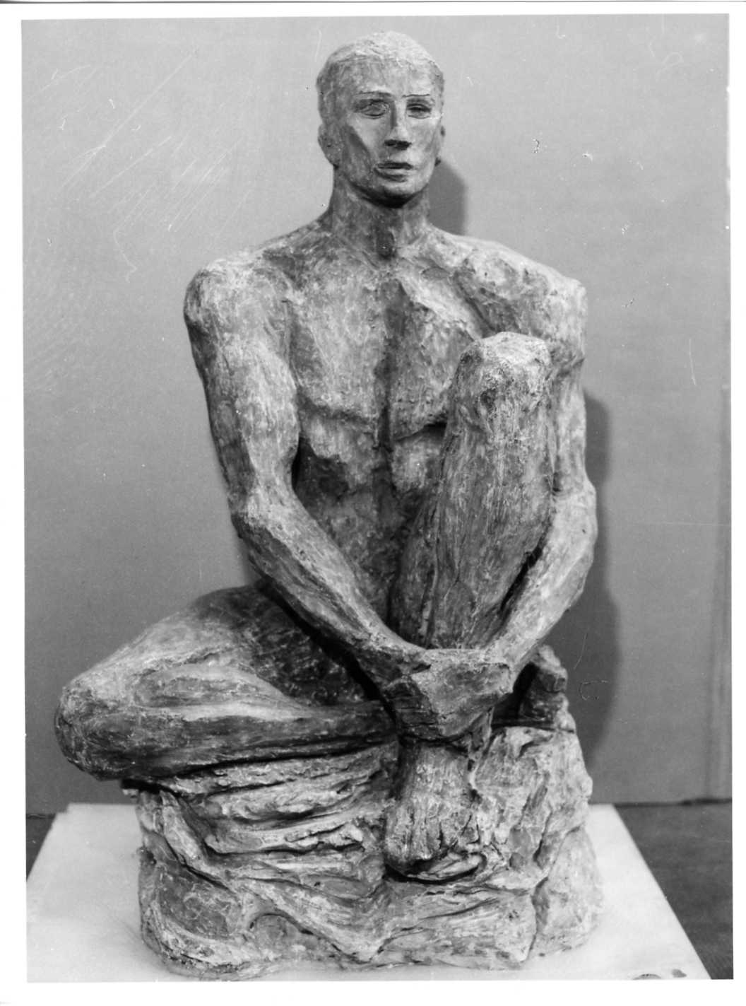 Campione olimpionico, atleta (scultura) di Fontana Lucio (sec. XX)