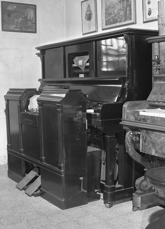 pianola - produzione tedesca (sec. XIX)